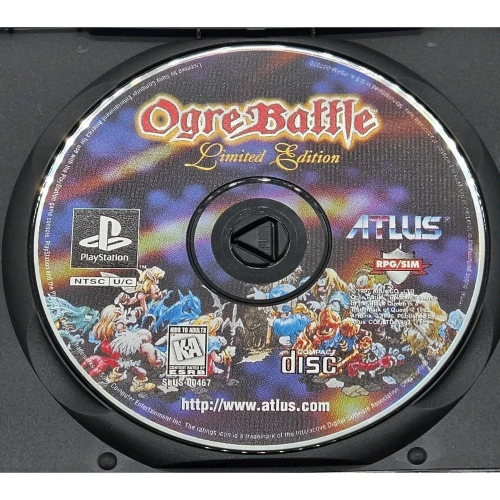 Ogre Battle: Limited Edition Sony‎ PlayStation 1 PSone